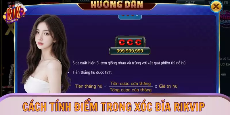 Cách tính điểm trong Xóc Đĩa RIKVIP