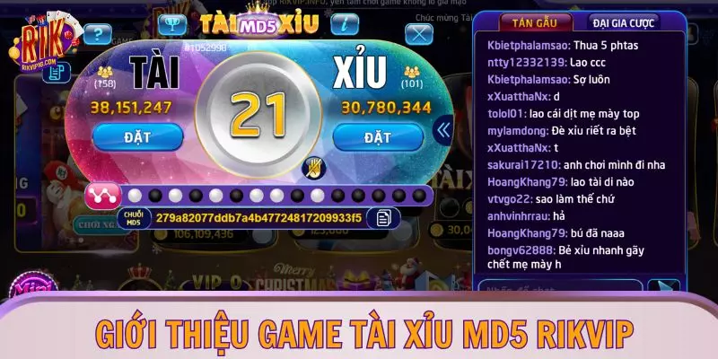 Giới thiệu game Tài Xỉu MD5