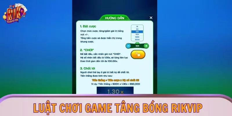 Luật chơi tâng bóng RIKVIP