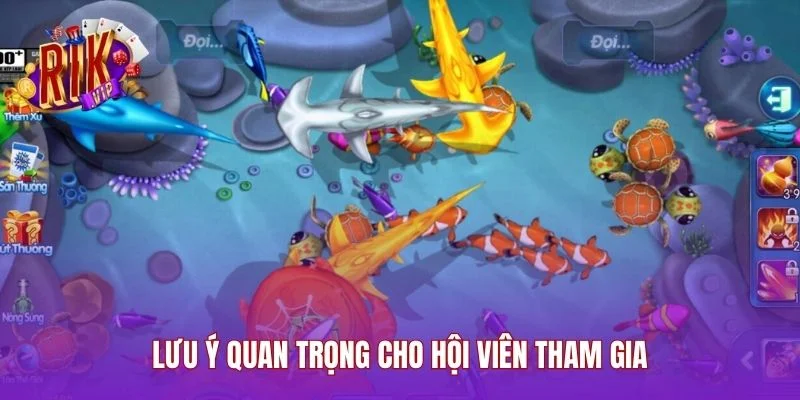Lưu ý quan trọng cho hội viên tham gia